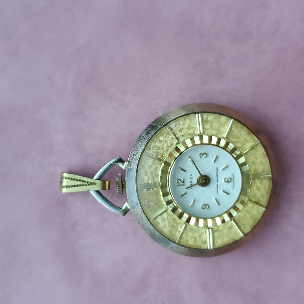 Vintage Swiss made Impex pocket watch (not running)